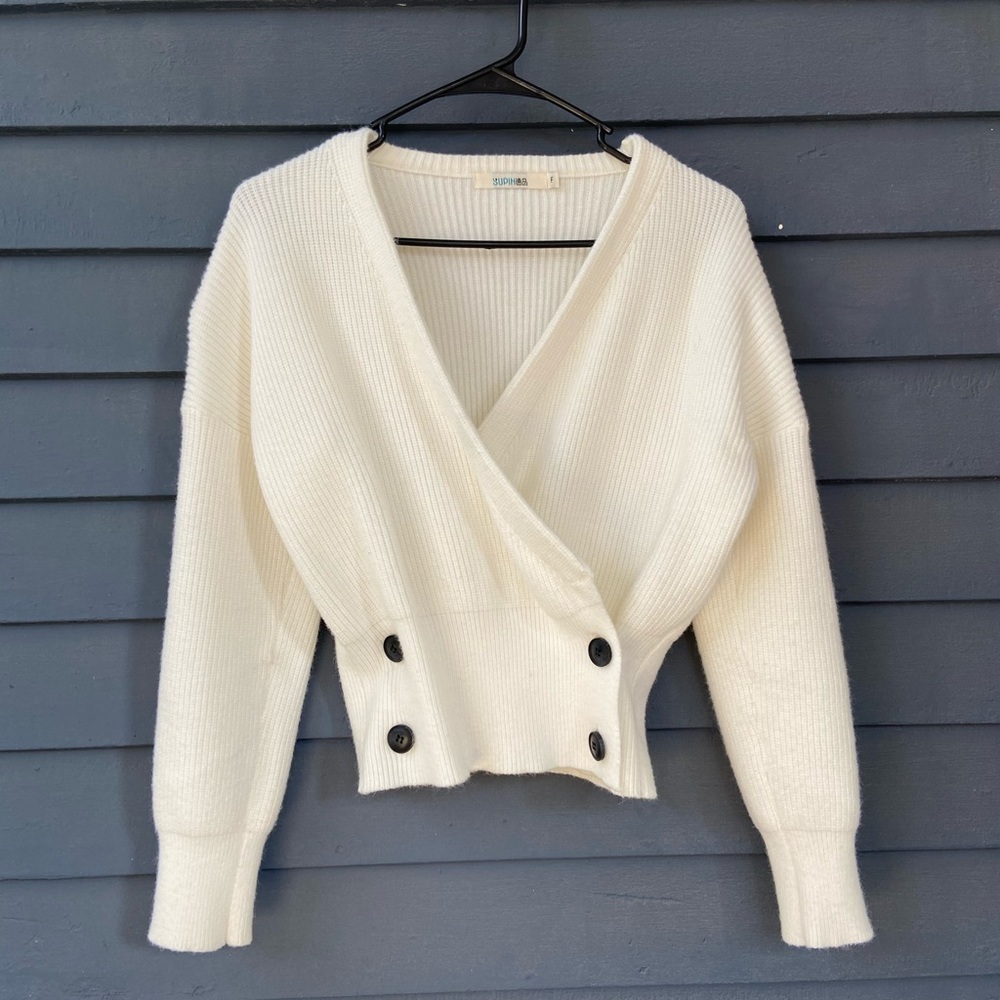 White Sweater by Chinese Luxury Brand Supin